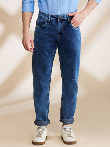 BEING HUMAN Straight Fit Men Blue Jeans