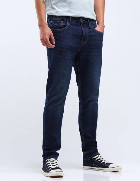 FLYING MACHINE Tapered Fit Men Blue Jeans