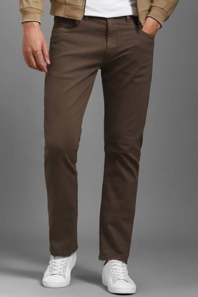 LOUIS PHILIPPE Slim Men Brown Jeans