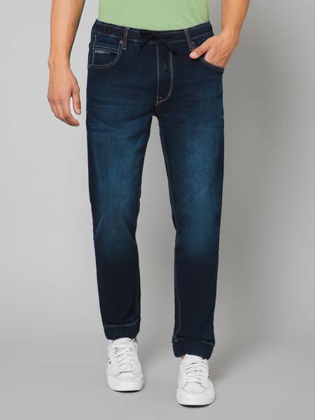 CANTABIL Jogger Fit Men Dark Blue Jeans