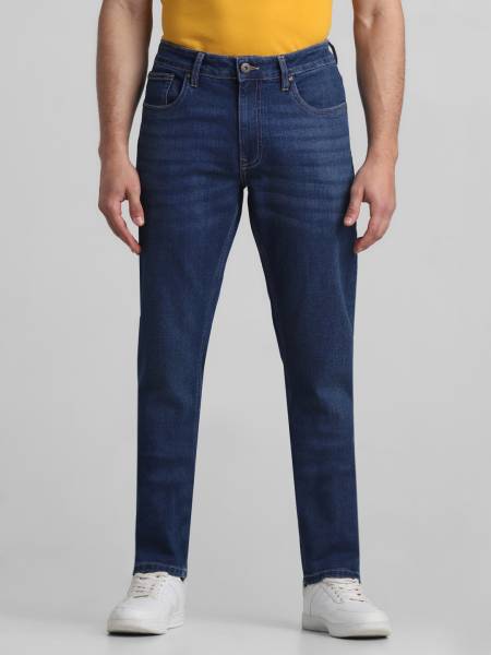 JACK & JONES Slim Men Dark Blue Jeans