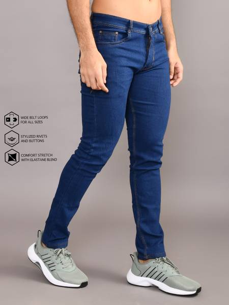 Lzard Regular Men Dark Blue Jeans