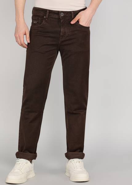INTEGRITI Slim Men Brown Jeans