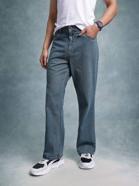 Roadster Flared Men Blue Jeans