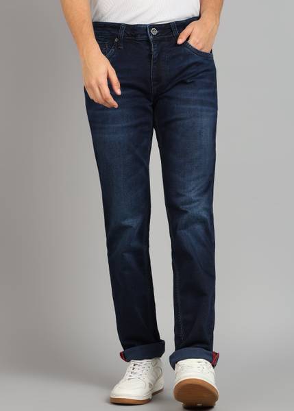 LAWMAN Slim Men Dark Blue Jeans