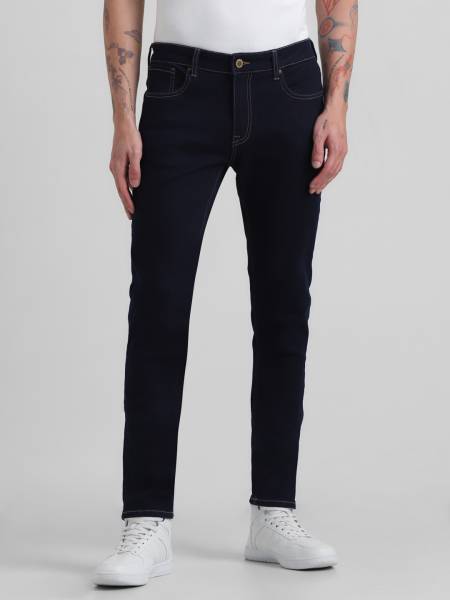 JACK & JONES Skinny Men Dark Blue Jeans