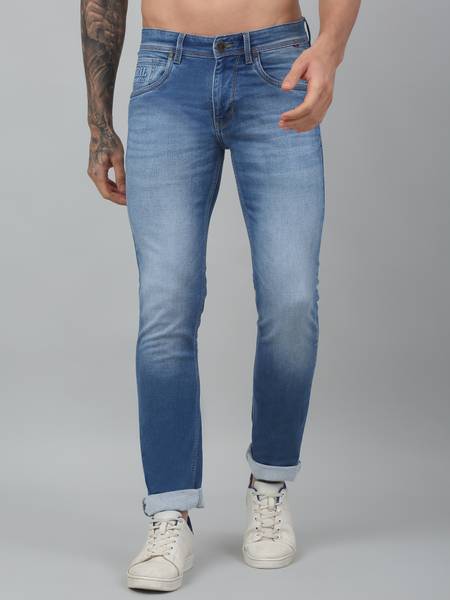 CANTABIL Regular Men Dark Green Jeans