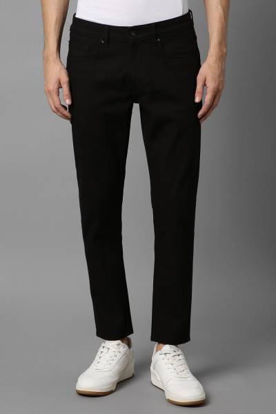 LOUIS PHILIPPE Slim Men Black Jeans