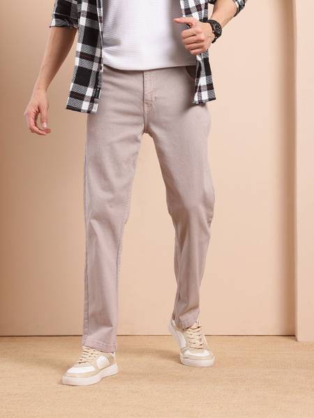 Mast & Harbour Regular Men Red Jeans