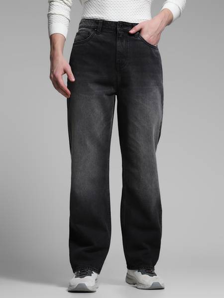 JACK & JONES Loose Fit Men Black Jeans