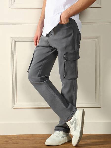 Dennis Lingo Straight Fit Men Grey Jeans