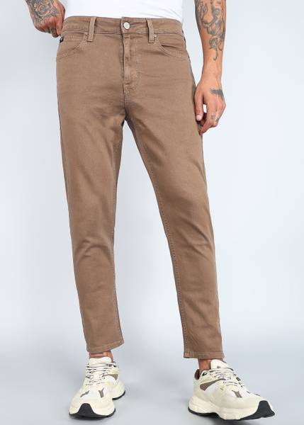 FLYING MACHINE Relaxed Fit Men Brown Jeans