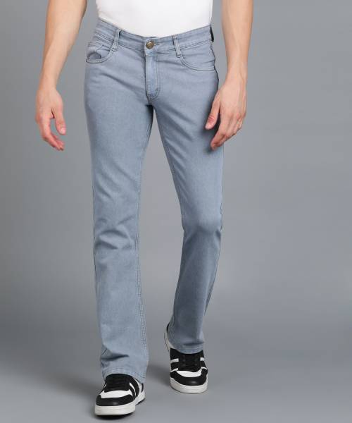 Urbano Fashion Boot-Leg Men Grey Jeans
