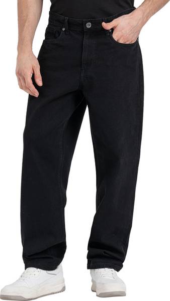 RED TAPE Loose Fit Men Black Jeans