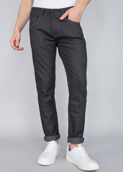 Spykar Slim Men Grey Jeans