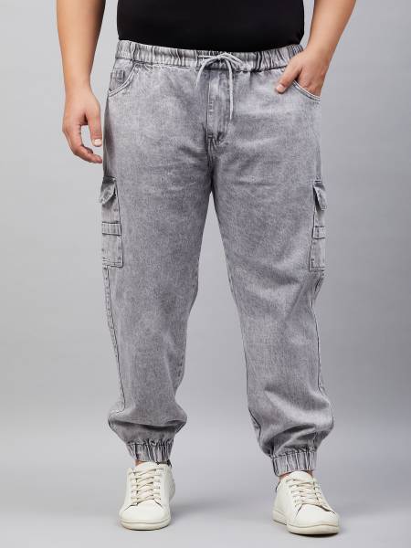 STUDIO NEXX Jogger Fit Men Grey Jeans