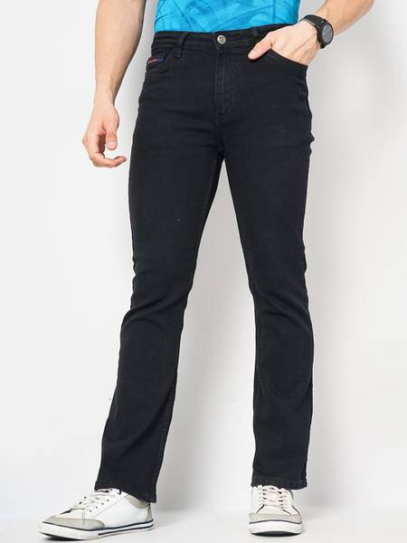 The Indian Garage Co. Boot-Leg Men Black Jeans