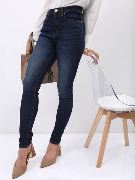 Tokyo Talkies Boot-Leg Women Blue Jeans