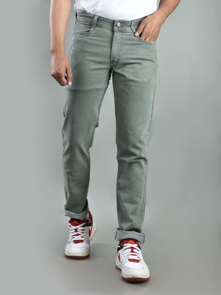 A Flash Slim Men Grey Jeans