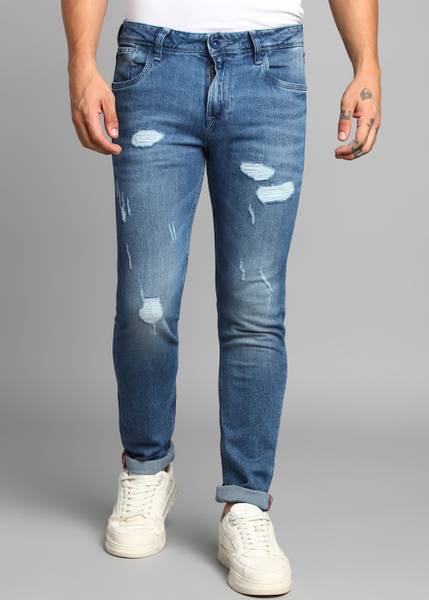 LAWMAN Slim Men Light Blue Jeans