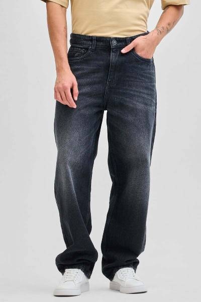 Snitch Regular Men Grey Jeans