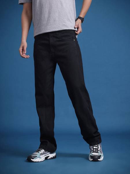 Roadster Relaxed Fit Men Black Jeans