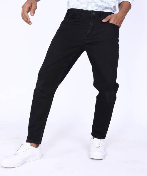 FLYING MACHINE Tapered Fit Men Black Jeans