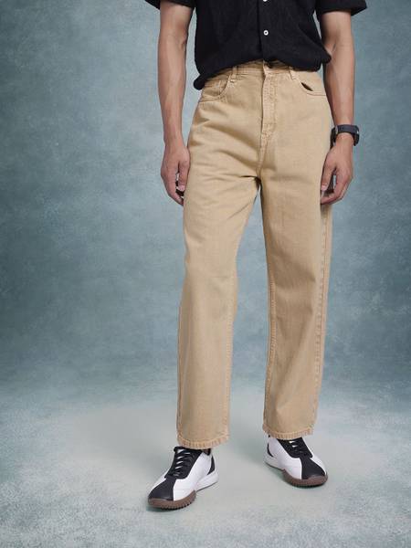 Roadster Relaxed Fit Men Brown Jeans