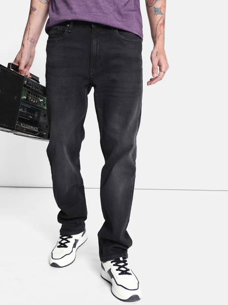 Roadster Regular Men Black Jeans