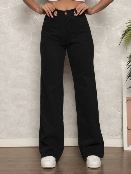dolsia Flared Women Black Jeans