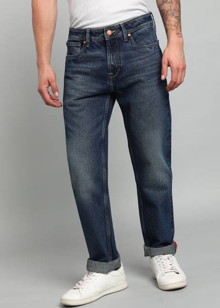 KILLER Straight Fit Men Dark Blue Jeans