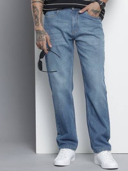 The Indian Garage Co. Straight Fit Men Blue Jeans