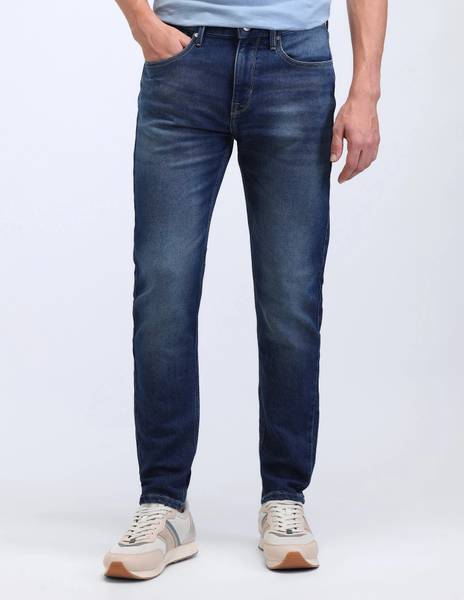 FLYING MACHINE Slim Men Blue Jeans