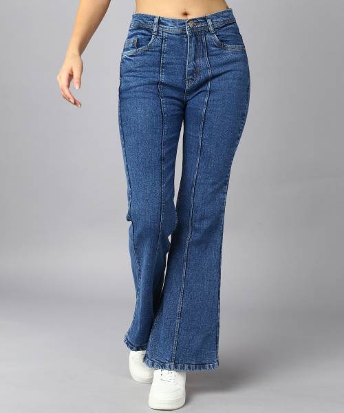 Nifty Flared Women Light Blue Jeans
