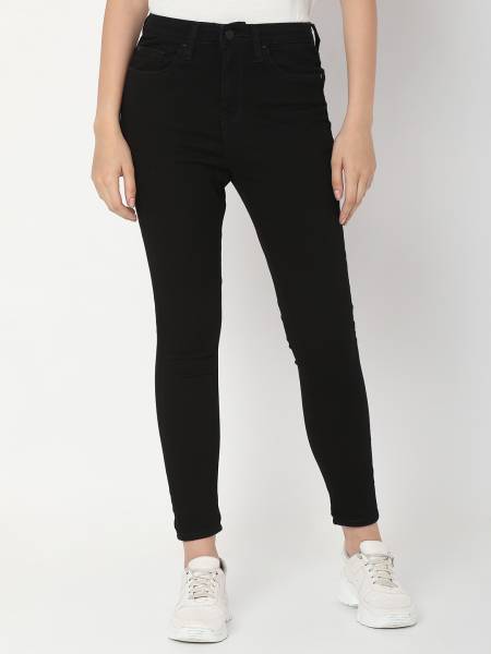 Spykar Super Skinny Women Black Jeans