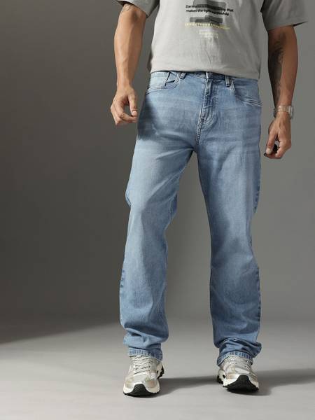 FCUK Relaxed Fit Men Blue Jeans