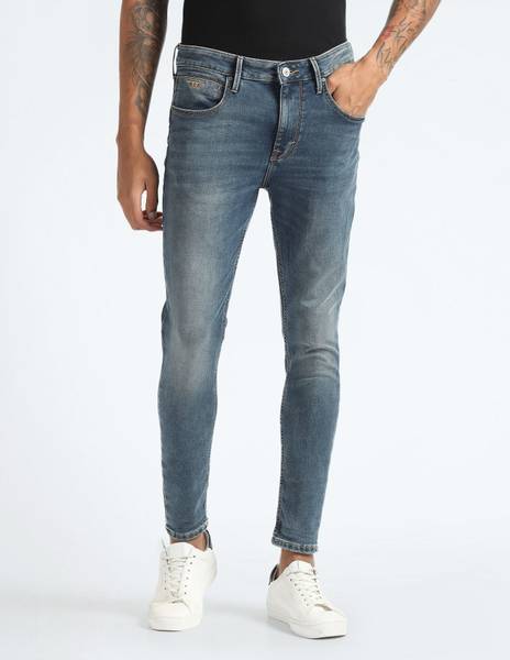 FLYING MACHINE Skinny Men Dark Blue Jeans