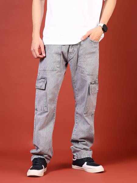 V-MART Regular Men Grey Jeans