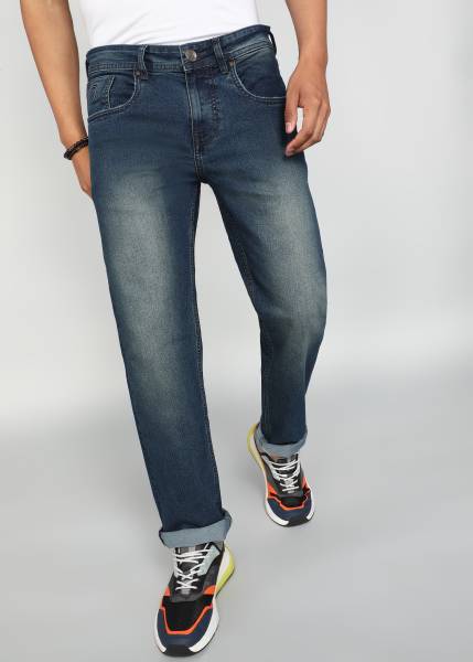 BEING HUMAN Straight Fit Men Blue Jeans