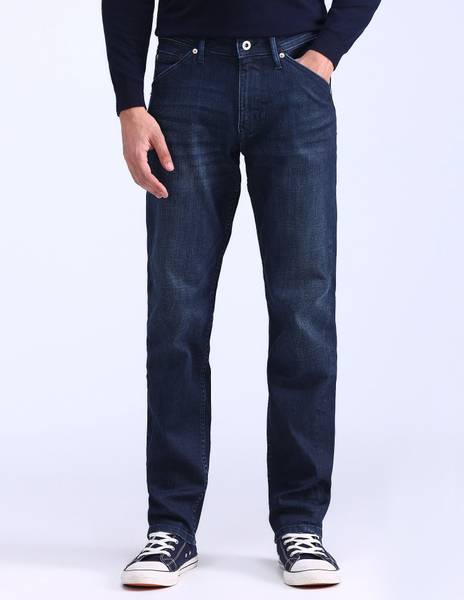 FLYING MACHINE Slim Men Blue Jeans