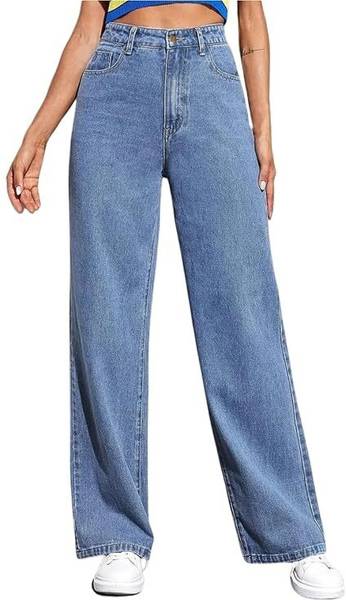 SS Fashion Hub Straight Fit Women Blue Jeans