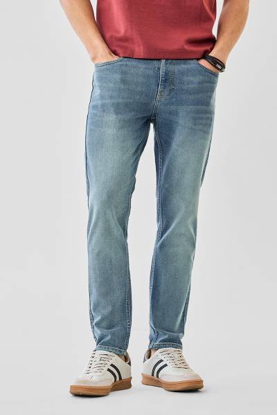 Snitch Slim Men Light Blue Jeans