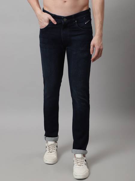 CANTABIL Regular Men Dark Blue Jeans