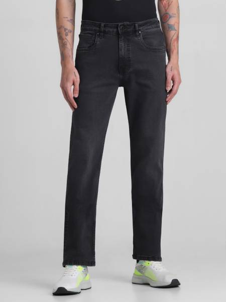 JACK & JONES Boot-Leg Men Black Jeans