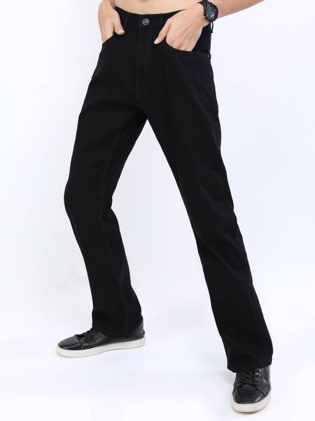 HIGHLANDER Boot-Leg Men Black Jeans