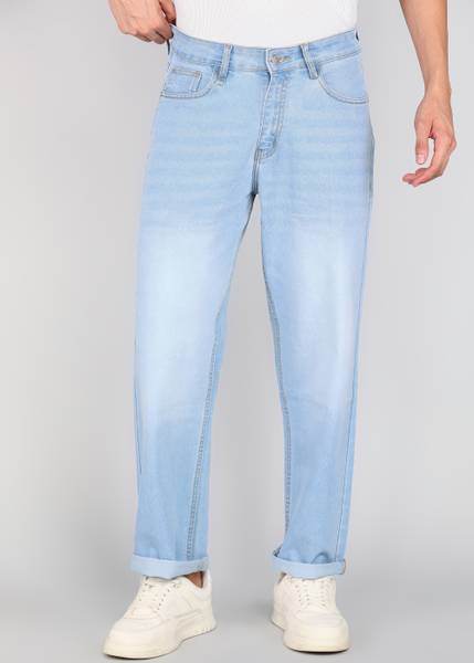Roadster Straight Fit Men Light Blue Jeans
