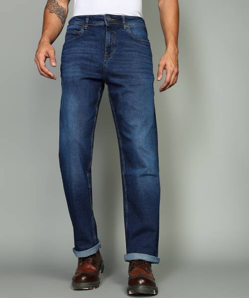 DUCATI Regular Men Dark Blue Jeans