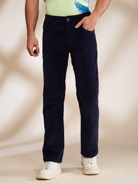 BEING HUMAN Regular Men Dark Blue Jeans