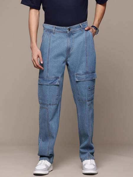 Roadster Straight Fit Men Blue Jeans