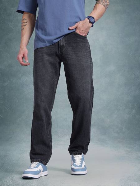 Roadster Straight Fit Men Black Jeans